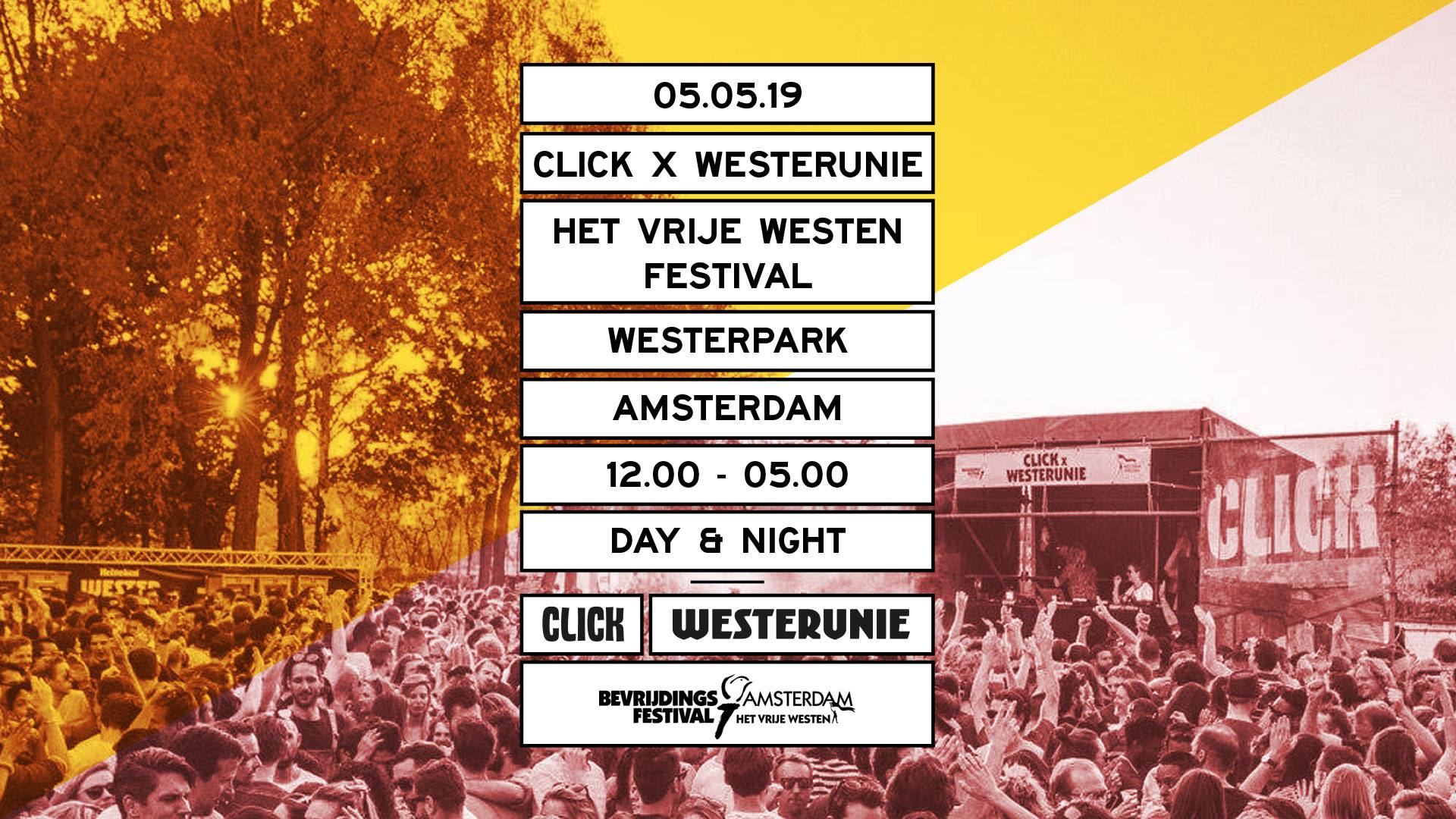 Click x Westerunie x Het Vrije Westen l Westerpark l gratis
